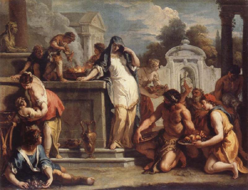 RICCI, Sebastiano Victim at Vesta oil painting image